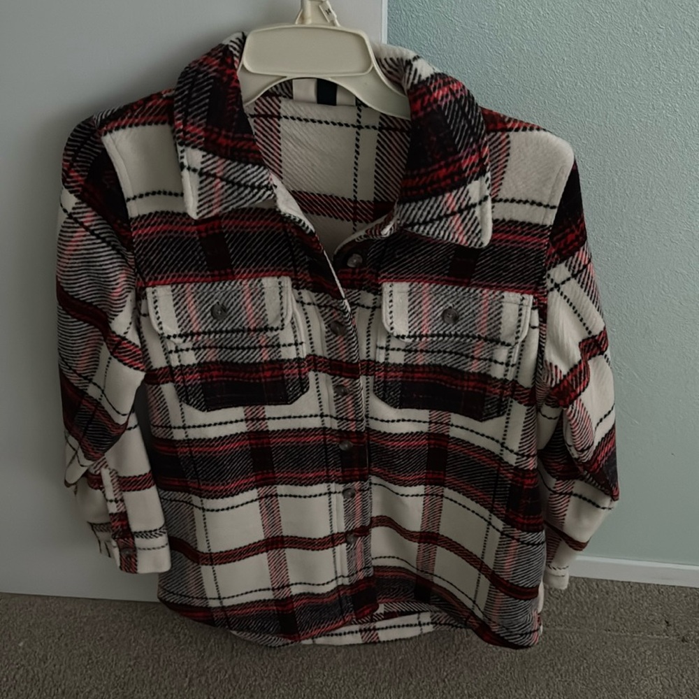 Ladies plaid jacket new with tag.